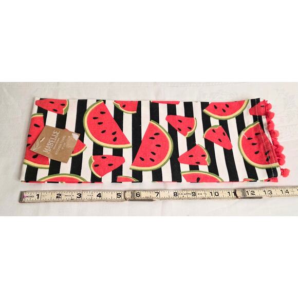 Set of 9 Misc All Season Dish Towels Holly Hobby Autumn Winter Watermelon Plaid - Picture 2 of 6